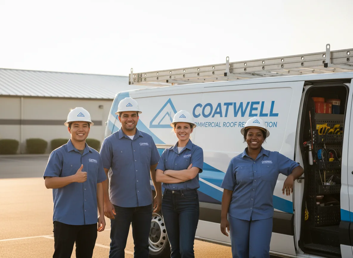 Commercial roof coating company in Fisher, WV